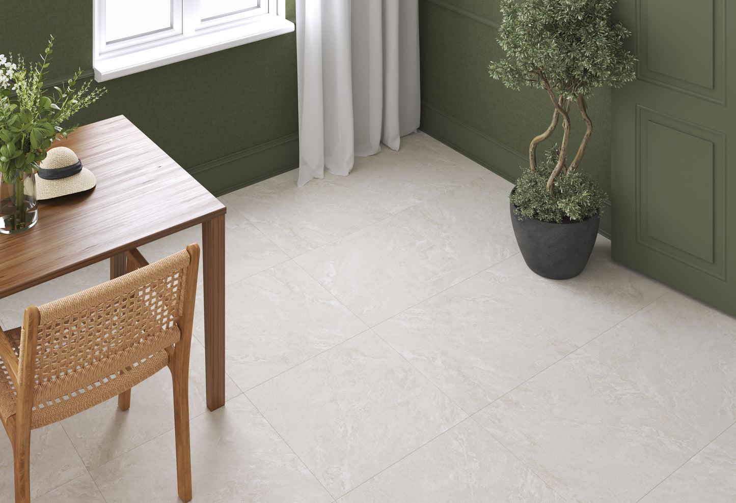 ETERNITY WHITE 100x100 MAT
